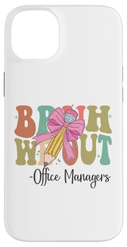 Bruh We Out Office Manager am letzten Schultag Coquette Bow Hülle für iPhone 14 Plus Bruh We Out Office Manager am letzten Schultag Coquette Bow Hülle für iPhone 14 Plus von Funny Teachers Groovy Apparel Co.