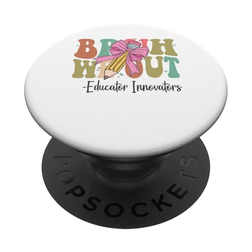 Bruh We Out Pädagoge Innovators Last Day of School Coquette PopSockets Klebender PopGrip Bruh We Out Pädagoge Innovators Last Day of School Coquette PopSockets Klebender PopGrip von Funny Teachers Groovy Apparel Co.