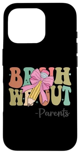 Bruh We Out Parents Last Day of School Coquette Bow Bleistift Hülle für iPhone 16 Pro Bruh We Out Parents Last Day of School Coquette Bow Bleistift Hülle für iPhone 16 Pro von Funny Teachers Groovy Apparel Co.