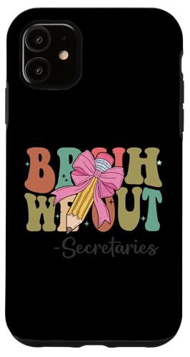 Bruh We Out Sekretärinnen am letzten Schultag Coquette Bow Hülle für iPhone 11 Bruh We Out Sekretärinnen am letzten Schultag Coquette Bow Hülle für iPhone 11 von Funny Teachers Groovy Apparel Co.