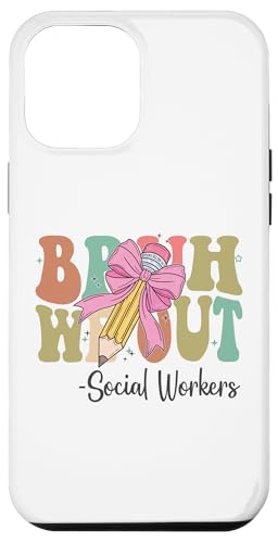 Bruh We Out Sozialarbeiter am letzten Schultag Coquette Bow Hülle für iPhone 12 Pro Max Bruh We Out Sozialarbeiter am letzten Schultag Coquette Bow Hülle für iPhone 12 Pro Max von Funny Teachers Groovy Apparel Co.