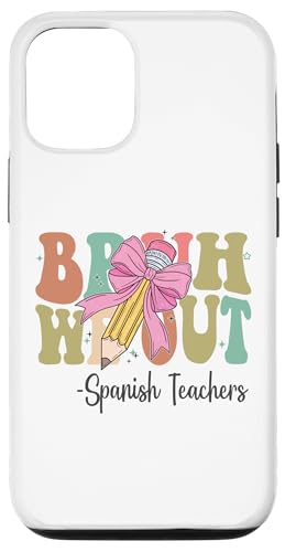 Bruh We Out Spanische Lehrer Last Day of School Kokette Schleife Hülle für iPhone 12/12 Pro Bruh We Out Spanische Lehrer Last Day of School Kokette Schleife Hülle für iPhone 12/12 Pro von Funny Teachers Groovy Apparel Co.