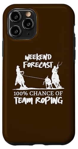 Wochenendprognose 100% Chance auf Team-Seilung Hülle für iPhone 11 Pro Wochenendprognose 100% Chance auf Team-Seilung Hülle für iPhone 11 Pro von Funny Team Roper & Rodeo Riding Gifts For Cowboys