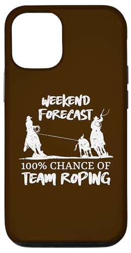 Wochenendprognose 100% Chance auf Team-Seilung Hülle für iPhone 12/12 Pro Wochenendprognose 100% Chance auf Team-Seilung Hülle für iPhone 12/12 Pro von Funny Team Roper & Rodeo Riding Gifts For Cowboys