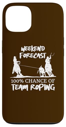 Wochenendprognose 100% Chance auf Team-Seilung Hülle für iPhone 13 Wochenendprognose 100% Chance auf Team-Seilung Hülle für iPhone 13 von Funny Team Roper & Rodeo Riding Gifts For Cowboys