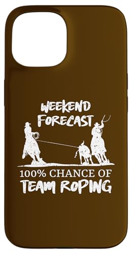 Wochenendprognose 100% Chance auf Team-Seilung Hülle für iPhone 15 Wochenendprognose 100% Chance auf Team-Seilung Hülle für iPhone 15 von Funny Team Roper & Rodeo Riding Gifts For Cowboys