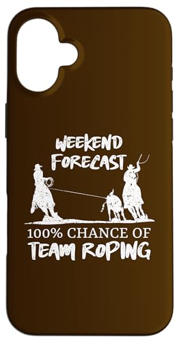 Wochenendprognose 100% Chance auf Team-Seilung Hülle für iPhone 16 Plus Wochenendprognose 100% Chance auf Team-Seilung Hülle für iPhone 16 Plus von Funny Team Roper & Rodeo Riding Gifts For Cowboys