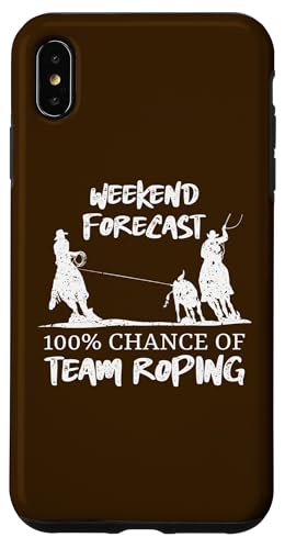 Wochenendprognose 100% Chance auf Team-Seilung Hülle für iPhone XS Max Wochenendprognose 100% Chance auf Team-Seilung Hülle für iPhone XS Max von Funny Team Roper & Rodeo Riding Gifts For Cowboys