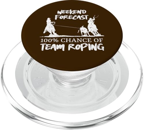 Wochenendprognose 100% Chance auf Team-Seilung PopSockets PopGrip für MagSafe Wochenendprognose 100% Chance auf Team-Seilung PopSockets PopGrip für MagSafe von Funny Team Roper & Rodeo Riding Gifts For Cowboys