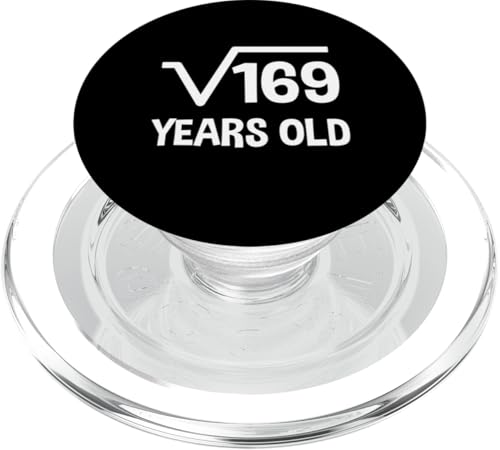 Quadratische Wurzel von 169 - 13. Geburtstag Mathematik 13 Jahre alt niedlich PopSockets PopGrip für MagSafe Quadratische Wurzel von 169 - 13. Geburtstag Mathematik 13 Jahre alt niedlich PopSockets PopGrip für MagSafe von Funny Tee Shirts For Math Genius Students Teachers