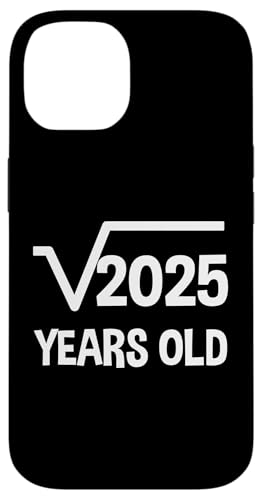 Quadratische Wurzel von 2025 - 45. Geburtstag, Mathematik, 45 Jahre alt, lustig Hülle für iPhone 14 Quadratische Wurzel von 2025 - 45. Geburtstag, Mathematik, 45 Jahre alt, lustig Hülle für iPhone 14 von Funny Tee Shirts For Math Genius Students Teachers