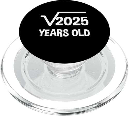 Quadratische Wurzel von 2025 - 45. Geburtstag, Mathematik, 45 Jahre alt, lustig PopSockets PopGrip für MagSafe Quadratische Wurzel von 2025 - 45. Geburtstag, Mathematik, 45 Jahre alt, lustig PopSockets PopGrip für MagSafe von Funny Tee Shirts For Math Genius Students Teachers