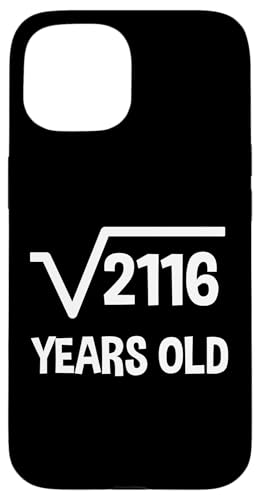 Quadratische Wurzel von 2166 - 46. Geburtstag Mathematik 46 Jahre alt lustig Hülle für iPhone 15 Quadratische Wurzel von 2166 - 46. Geburtstag Mathematik 46 Jahre alt lustig Hülle für iPhone 15 von Funny Tee Shirts For Math Genius Students Teachers