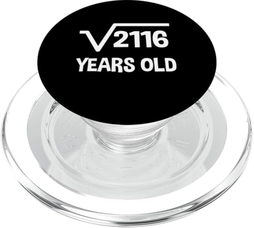 Quadratische Wurzel von 2166 - 46. Geburtstag Mathematik 46 Jahre alt lustig PopSockets PopGrip für MagSafe Quadratische Wurzel von 2166 - 46. Geburtstag Mathematik 46 Jahre alt lustig PopSockets PopGrip für MagSafe von Funny Tee Shirts For Math Genius Students Teachers
