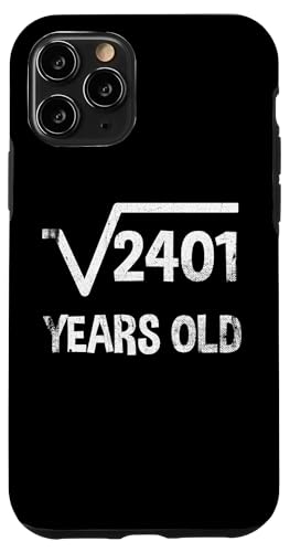 Quadratische Wurzel von 2401 - 49. Geburtstag Mathematik 49 Jahre alt lustig Hülle für iPhone 11 Pro Quadratische Wurzel von 2401 - 49. Geburtstag Mathematik 49 Jahre alt lustig Hülle für iPhone 11 Pro von Funny Tee Shirts For Math Genius Students Teachers