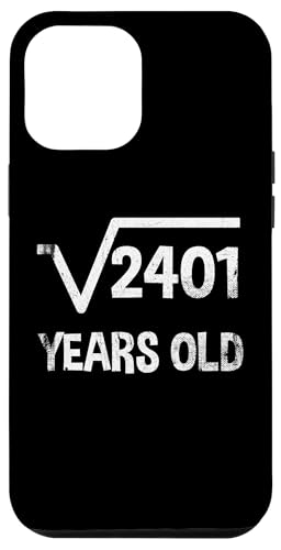 Quadratische Wurzel von 2401 - 49. Geburtstag Mathematik 49 Jahre alt lustig Hülle für iPhone 12 Pro Max von Funny Tee Shirts For Math Genius Students Teachers