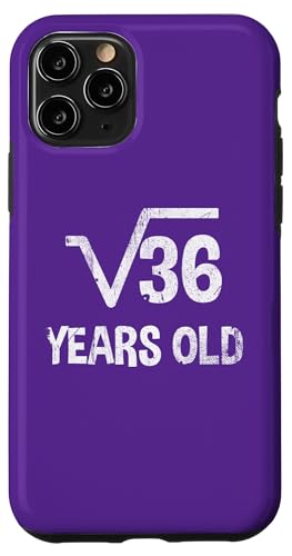 Quadratische Wurzel von 36 - 6. Geburtstag Mathematik 6 Jahre alt niedlich Hülle für iPhone 11 Pro Quadratische Wurzel von 36 - 6. Geburtstag Mathematik 6 Jahre alt niedlich Hülle für iPhone 11 Pro von Funny Tee Shirts For Math Genius Students Teachers