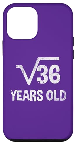 Quadratische Wurzel von 36 - 6. Geburtstag Mathematik 6 Jahre alt niedlich Hülle für iPhone 12 mini Quadratische Wurzel von 36 - 6. Geburtstag Mathematik 6 Jahre alt niedlich Hülle für iPhone 12 mini von Funny Tee Shirts For Math Genius Students Teachers