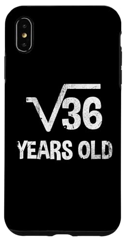 Quadratische Wurzel von 36 - 6. Geburtstag Mathematik 6 Jahre alt niedlich Hülle für iPhone XS Max Quadratische Wurzel von 36 - 6. Geburtstag Mathematik 6 Jahre alt niedlich Hülle für iPhone XS Max von Funny Tee Shirts For Math Genius Students Teachers