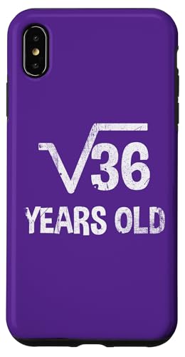Quadratische Wurzel von 36 - 6. Geburtstag Mathematik 6 Jahre alt niedlich Hülle für iPhone XS Max Quadratische Wurzel von 36 - 6. Geburtstag Mathematik 6 Jahre alt niedlich Hülle für iPhone XS Max von Funny Tee Shirts For Math Genius Students Teachers
