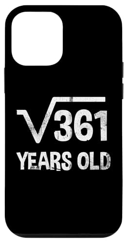 Quadratische Wurzel von 361 - 19. Geburtstag Mathematik 19 Jahre alt lustig Hülle für iPhone 12 mini Quadratische Wurzel von 361 - 19. Geburtstag Mathematik 19 Jahre alt lustig Hülle für iPhone 12 mini von Funny Tee Shirts For Math Genius Students Teachers