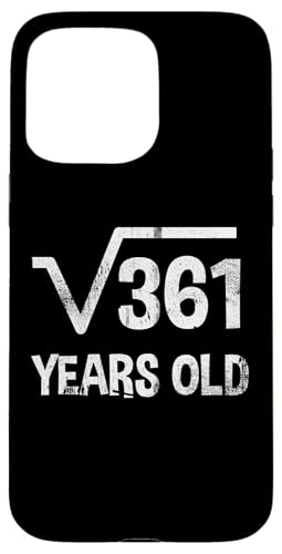 Quadratische Wurzel von 361 - 19. Geburtstag Mathematik 19 Jahre alt lustig Hülle für iPhone 15 Pro Max Quadratische Wurzel von 361 - 19. Geburtstag Mathematik 19 Jahre alt lustig Hülle für iPhone 15 Pro Max von Funny Tee Shirts For Math Genius Students Teachers