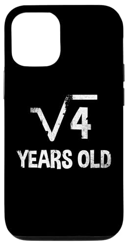 Quadratische Wurzel von 4 - 2. Geburtstag Mathematik 2 Jahre alt lustig Hülle für iPhone 12/12 Pro Quadratische Wurzel von 4 - 2. Geburtstag Mathematik 2 Jahre alt lustig Hülle für iPhone 12/12 Pro von Funny Tee Shirts For Math Genius Students Teachers