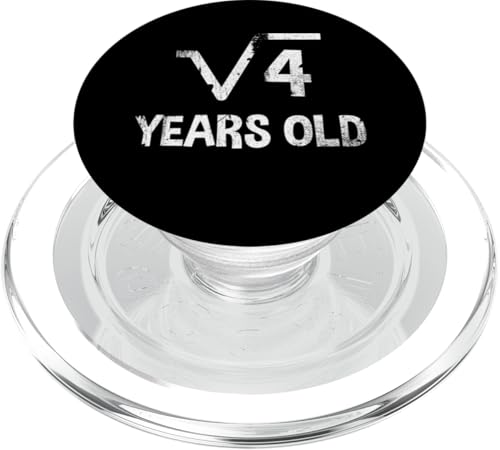 Quadratische Wurzel von 4 - 2. Geburtstag Mathematik 2 Jahre alt lustig PopSockets PopGrip für MagSafe Quadratische Wurzel von 4 - 2. Geburtstag Mathematik 2 Jahre alt lustig PopSockets PopGrip für MagSafe von Funny Tee Shirts For Math Genius Students Teachers