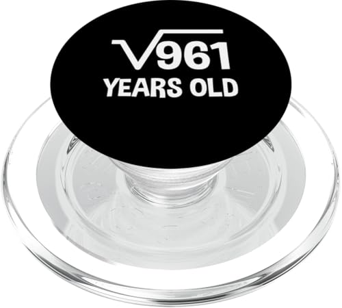 Quadratische Wurzel von 961 - 31. Geburtstag Mathematik 31 Jahre alt lustig PopSockets PopGrip für MagSafe Quadratische Wurzel von 961 - 31. Geburtstag Mathematik 31 Jahre alt lustig PopSockets PopGrip für MagSafe von Funny Tee Shirts For Math Genius Students Teachers