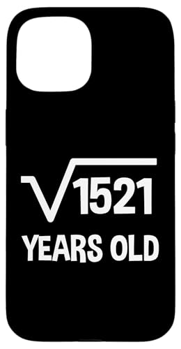 Quadratwurzel von 1521 - 39. Geburtstag Mathematik 39 Jahre alt lustig Hülle für iPhone 15 Quadratwurzel von 1521 - 39. Geburtstag Mathematik 39 Jahre alt lustig Hülle für iPhone 15 von Funny Tee Shirts For Math Genius Students Teachers
