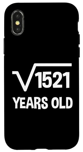 Quadratwurzel von 1521 - 39. Geburtstag Mathematik 39 Jahre alt lustig Hülle für iPhone X/XS Quadratwurzel von 1521 - 39. Geburtstag Mathematik 39 Jahre alt lustig Hülle für iPhone X/XS von Funny Tee Shirts For Math Genius Students Teachers