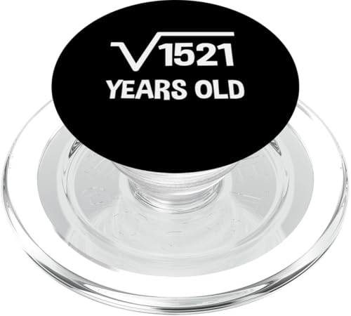Quadratwurzel von 1521 - 39. Geburtstag Mathematik 39 Jahre alt lustig PopSockets PopGrip für MagSafe von Funny Tee Shirts For Math Genius Students Teachers
