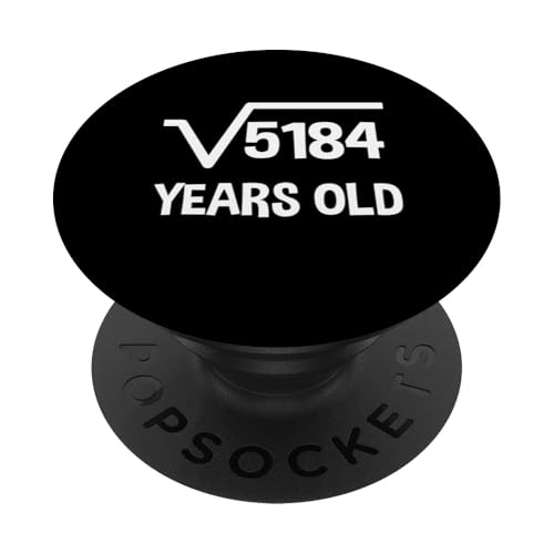 Quadratwurzel von 5184 - 72. Geburtstag Mathematik 72 Jahre alt lustig PopSockets Klebender PopGrip Quadratwurzel von 5184 - 72. Geburtstag Mathematik 72 Jahre alt lustig PopSockets Klebender PopGrip von Funny Tee Shirts For Math Genius Students Teachers