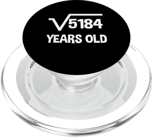 Quadratwurzel von 5184 - 72. Geburtstag Mathematik 72 Jahre alt lustig PopSockets PopGrip für MagSafe Quadratwurzel von 5184 - 72. Geburtstag Mathematik 72 Jahre alt lustig PopSockets PopGrip für MagSafe von Funny Tee Shirts For Math Genius Students Teachers