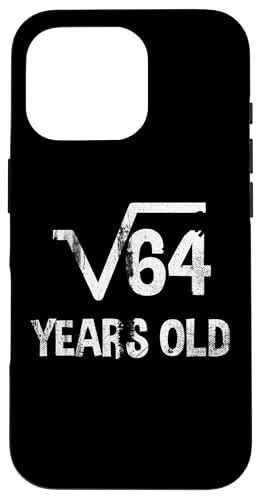 Quadratwurzel von 64 - 8. Geburtstag Mathematik 8 Jahre alt niedlich Hülle für iPhone 16 Pro Quadratwurzel von 64 - 8. Geburtstag Mathematik 8 Jahre alt niedlich Hülle für iPhone 16 Pro von Funny Tee Shirts For Math Genius Students Teachers
