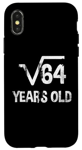 Quadratwurzel von 64 - 8. Geburtstag Mathematik 8 Jahre alt niedlich Hülle für iPhone X/XS Quadratwurzel von 64 - 8. Geburtstag Mathematik 8 Jahre alt niedlich Hülle für iPhone X/XS von Funny Tee Shirts For Math Genius Students Teachers
