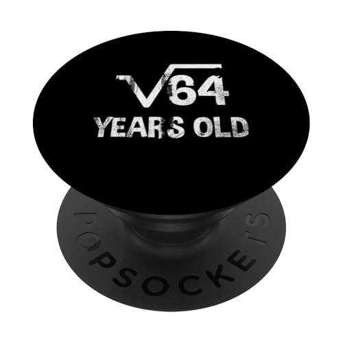 Quadratwurzel von 64 - 8. Geburtstag Mathematik 8 Jahre alt niedlich PopSockets Klebender PopGrip Quadratwurzel von 64 - 8. Geburtstag Mathematik 8 Jahre alt niedlich PopSockets Klebender PopGrip von Funny Tee Shirts For Math Genius Students Teachers
