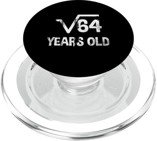 Quadratwurzel von 64 - 8. Geburtstag Mathematik 8 Jahre alt niedlich PopSockets PopGrip für MagSafe Quadratwurzel von 64 - 8. Geburtstag Mathematik 8 Jahre alt niedlich PopSockets PopGrip für MagSafe von Funny Tee Shirts For Math Genius Students Teachers
