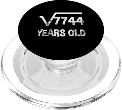 Quadratwurzel von 7744 - 88 Geburtstag Mathematik 88 Jahre alt lustig PopSockets PopGrip für MagSafe Quadratwurzel von 7744 - 88 Geburtstag Mathematik 88 Jahre alt lustig PopSockets PopGrip für MagSafe von Funny Tee Shirts For Math Genius Students Teachers