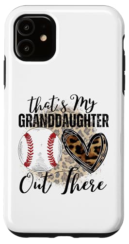 Das ist meine Enkelin da draußen Baseball Oma Opa Hülle für iPhone 11 Das ist meine Enkelin da draußen Baseball Oma Opa Hülle für iPhone 11 von Funny That's My Granddaughter Out There Baseball