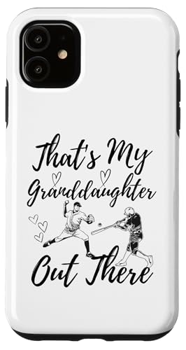 Das ist meine Enkelin da draußen Baseball Oma Opa Hülle für iPhone 11 Das ist meine Enkelin da draußen Baseball Oma Opa Hülle für iPhone 11 von Funny That's My Granddaughter Out There Baseball