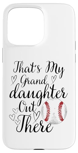 Das ist meine Enkelin da draußen Baseball Oma Opa Hülle für iPhone 15 Pro Max Das ist meine Enkelin da draußen Baseball Oma Opa Hülle für iPhone 15 Pro Max von Funny That's My Granddaughter Out There Baseball