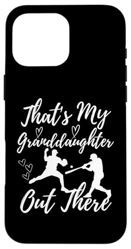 Das ist meine Enkelin da draußen Baseball Oma Opa Hülle für iPhone 16 Pro Max Das ist meine Enkelin da draußen Baseball Oma Opa Hülle für iPhone 16 Pro Max von Funny That's My Granddaughter Out There Baseball