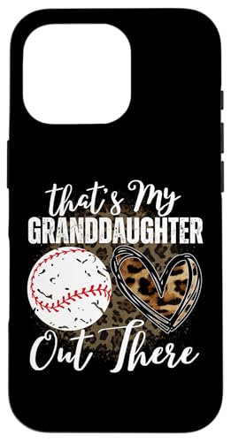 Das ist meine Enkelin da draußen Baseball Oma Opa Hülle für iPhone 16 Pro Das ist meine Enkelin da draußen Baseball Oma Opa Hülle für iPhone 16 Pro von Funny That's My Granddaughter Out There Baseball