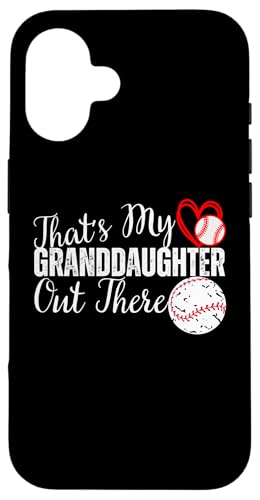 Das ist meine Enkelin da draußen Baseball Oma Opa Hülle für iPhone 16 Das ist meine Enkelin da draußen Baseball Oma Opa Hülle für iPhone 16 von Funny That's My Granddaughter Out There Baseball
