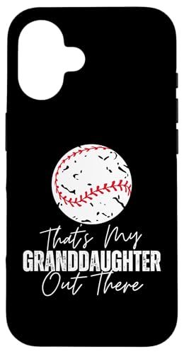 Das ist meine Enkelin da draußen Baseball Oma Opa Hülle für iPhone 16 Das ist meine Enkelin da draußen Baseball Oma Opa Hülle für iPhone 16 von Funny That's My Granddaughter Out There Baseball
