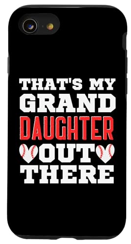 Das ist meine Enkelin da draußen Baseball Oma Opa Hülle für iPhone SE (2020) / 7 / 8 von Funny That's My Granddaughter Out There Baseball
