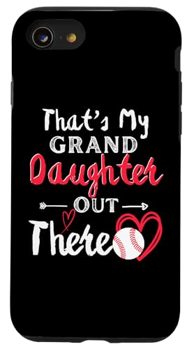 Das ist meine Enkelin da draußen Baseball Oma Opa Hülle für iPhone SE (2020) / 7 / 8 von Funny That's My Granddaughter Out There Baseball