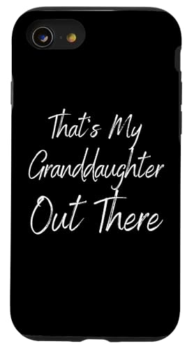 Das ist meine Enkelin da draußen Baseball Oma Opa Hülle für iPhone SE (2020) / 7 / 8 von Funny That's My Granddaughter Out There Baseball