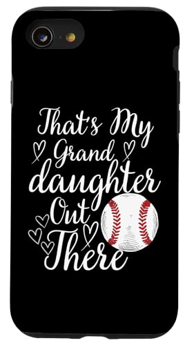 Das ist meine Enkelin da draußen Baseball Oma Opa Hülle für iPhone SE (2020) / 7 / 8 von Funny That's My Granddaughter Out There Baseball